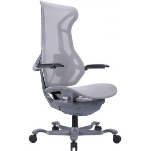 Эргономичное кресло Everprof Atom Grey Сетка Серый