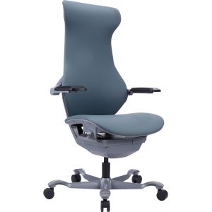Эргономичное кресло Everprof Atom Grey Экокожа Серый
